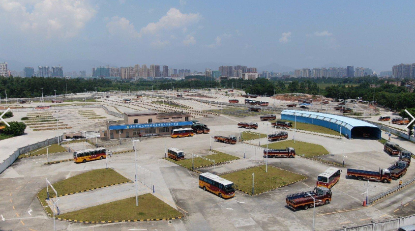 清远粤通驾校大车训练场